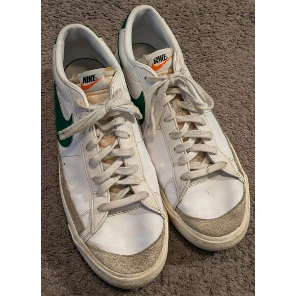Nike Blazer 77 Low White / Pine Green DA6364-115 Men's 14 - Picture 3 of 5